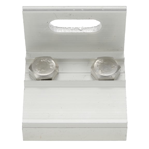 Aluminum Alloy Pv Solar Module Racking Metal Standing Clamp Roof Mount for Solar Panels Silver Clamps Solar Power Supplies Accessories