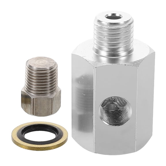 Aluminum Alloy Quick Connector Adapter for Automotive Oil Pressure Gauge Fitting and Easy to Install