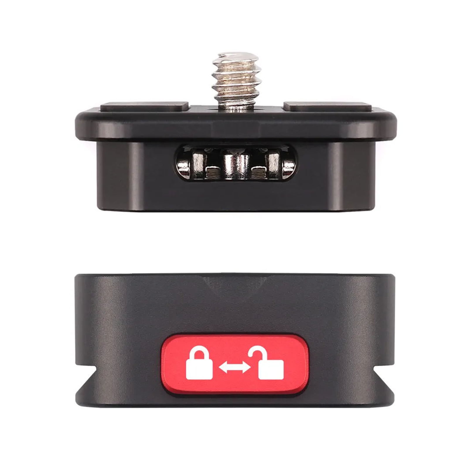 Aluminum Alloy Quick Release Plate Tripod Camera Mount Adapter with 1