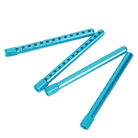 Aluminum Alloy RC Car Shell Columns, Lightweight  Strong, 1/10 Scale, Easy Installation, 4x Posts