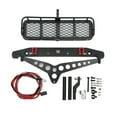 thumbnail image 1 of Aluminum Alloy Rear Bumper with Trailer LED Kit for ‑4 SCX10 90046 SCX10III 1/10 Car, 1 of 8