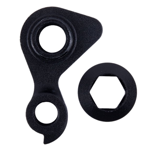 Aluminum Alloy Rear Derailleur Gear Hanger Extender CNC Machined Replacement Part for Bulls Mountain and Road Bikes, Black