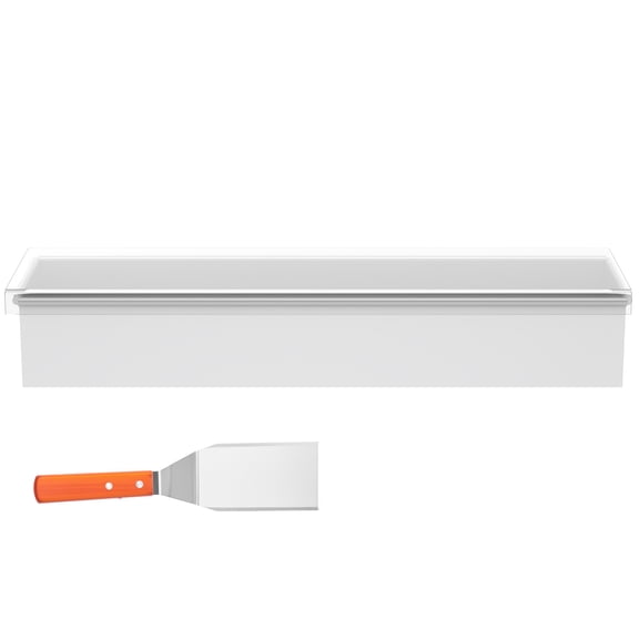 Aluminum Alloy Rectangular Baking Mould Heat Resistant Non Stick Rectangle Mousse Cake Mould With Spatula Lid for Pies Pizza Toast Bread