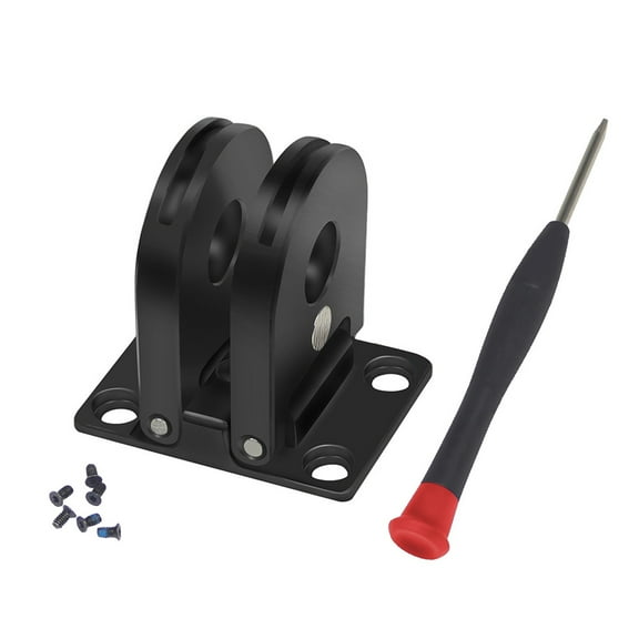 Aluminum Alloy Replacement Base for GoPro Hero Cameras Easy-to-install Adapter for Enhanced Filming Experience