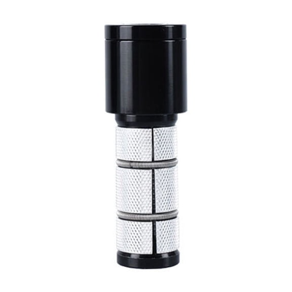 Aluminum Alloy Road Bike Handlebar Stem Extender for Carbon Steel Forks Design Adjustable Height Black Silver(Short)