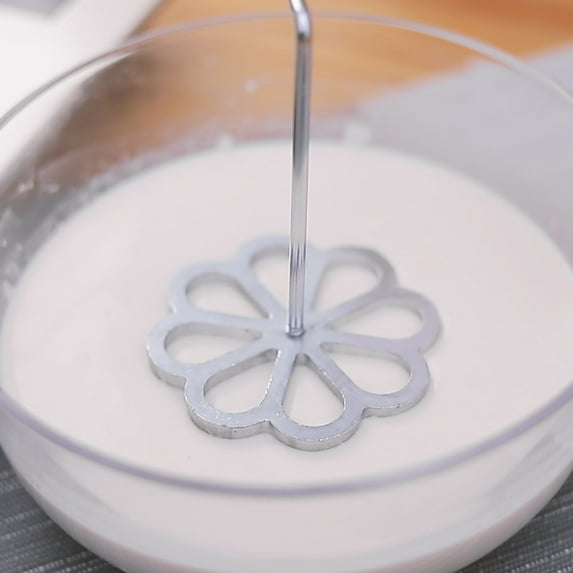 Aluminum Alloy Rosette Cookie Maker with Detachable Wooden Handle - Traditional Bunuelos Frying Mold for Home Kitchen Baking Snack Tools