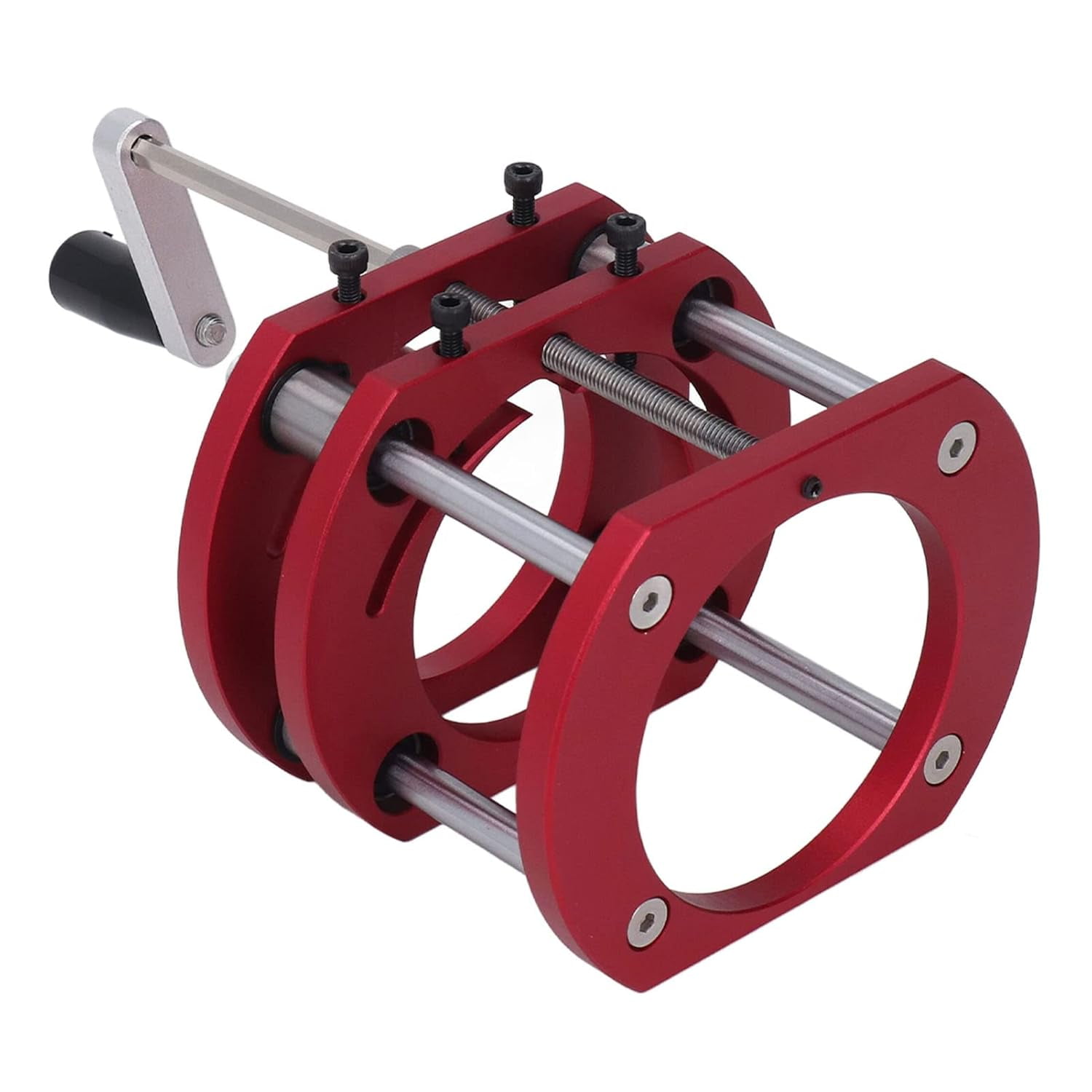 Aluminum Alloy Router Base with 4 Jaw Clamping, Stainless Steel Support