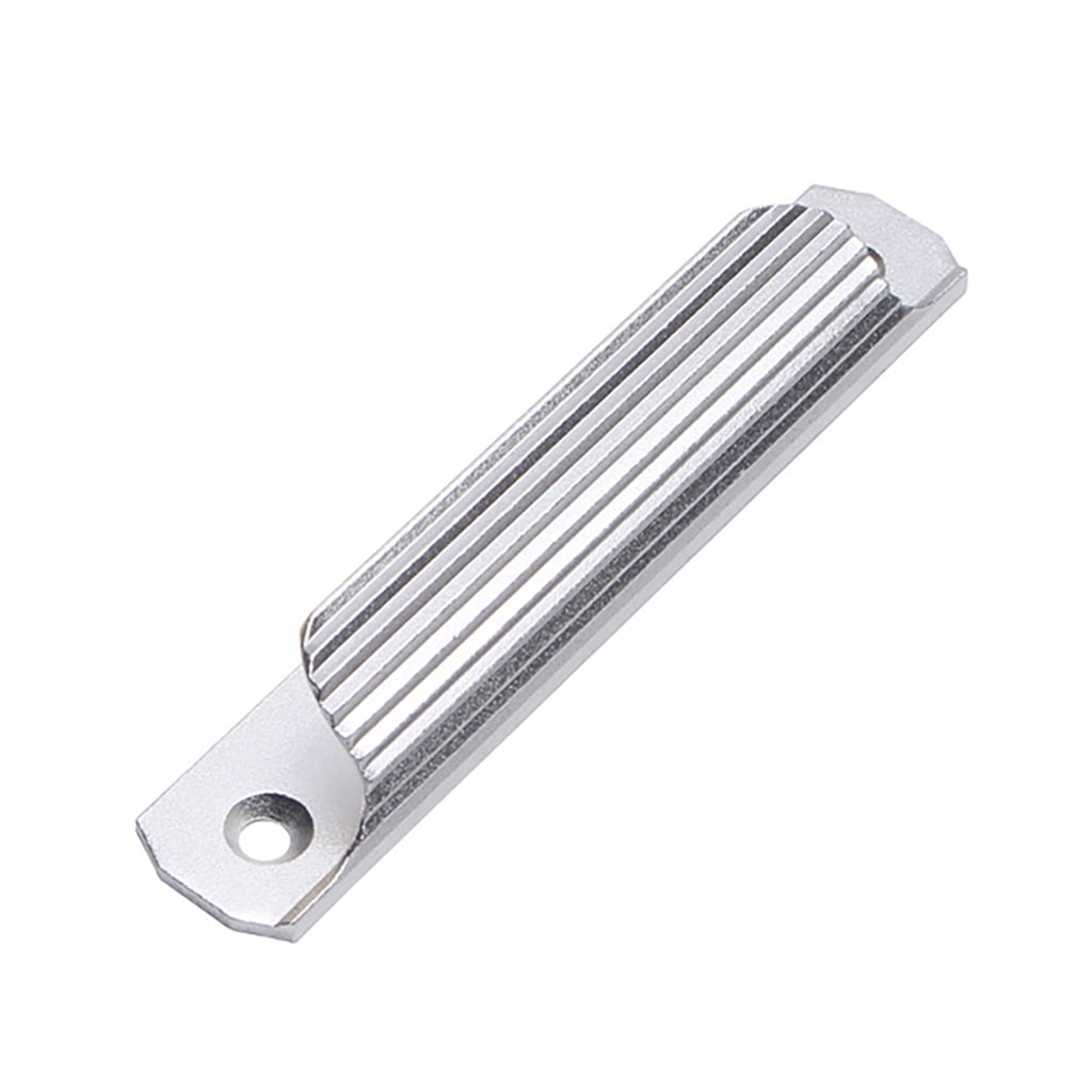 Aluminum Alloy Sliding Door Handle – 4.72" Cabinet & Window Pull In Gentleman Black (Easy Install)