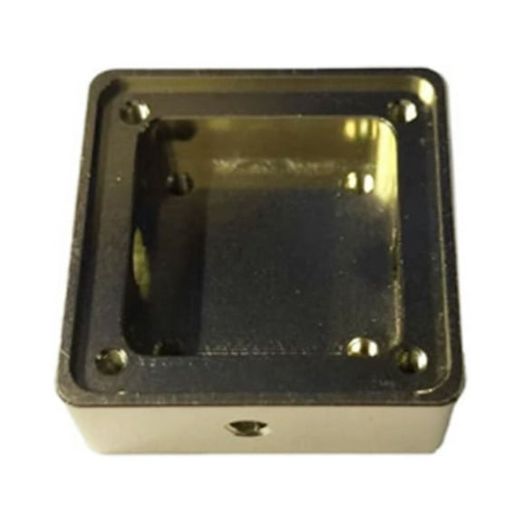 Aluminum Alloy Shell Shielded Enclosure 19X19X5.5mm Golden Conductive Oxidation Multi-Functional Portable  Box