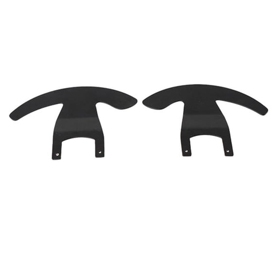 Aluminum Alloy Shift Paddle Shifter Trim Upgrade for G25 & G27 13-14 Inch Concave Steering Wheel, Black Replacement Accessory for Car Interior Modification