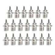 Aluminum Alloy Shoe Spikes, Multiple Sizes for Running Trails, Enhanced Traction and Stability, Lightweight Easy Installation, 20-Piece Set for Athletic Use