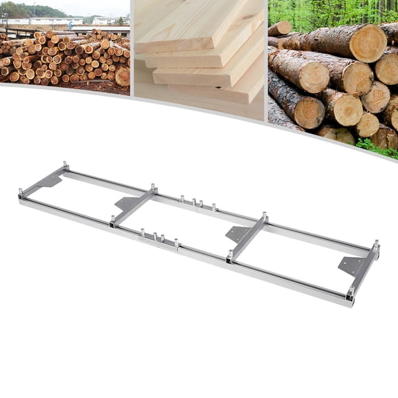 Aluminum Alloy Silver Chainsaw Mill Guide Rail For Woodworkers, Homeowners, Carpenters And Private Use