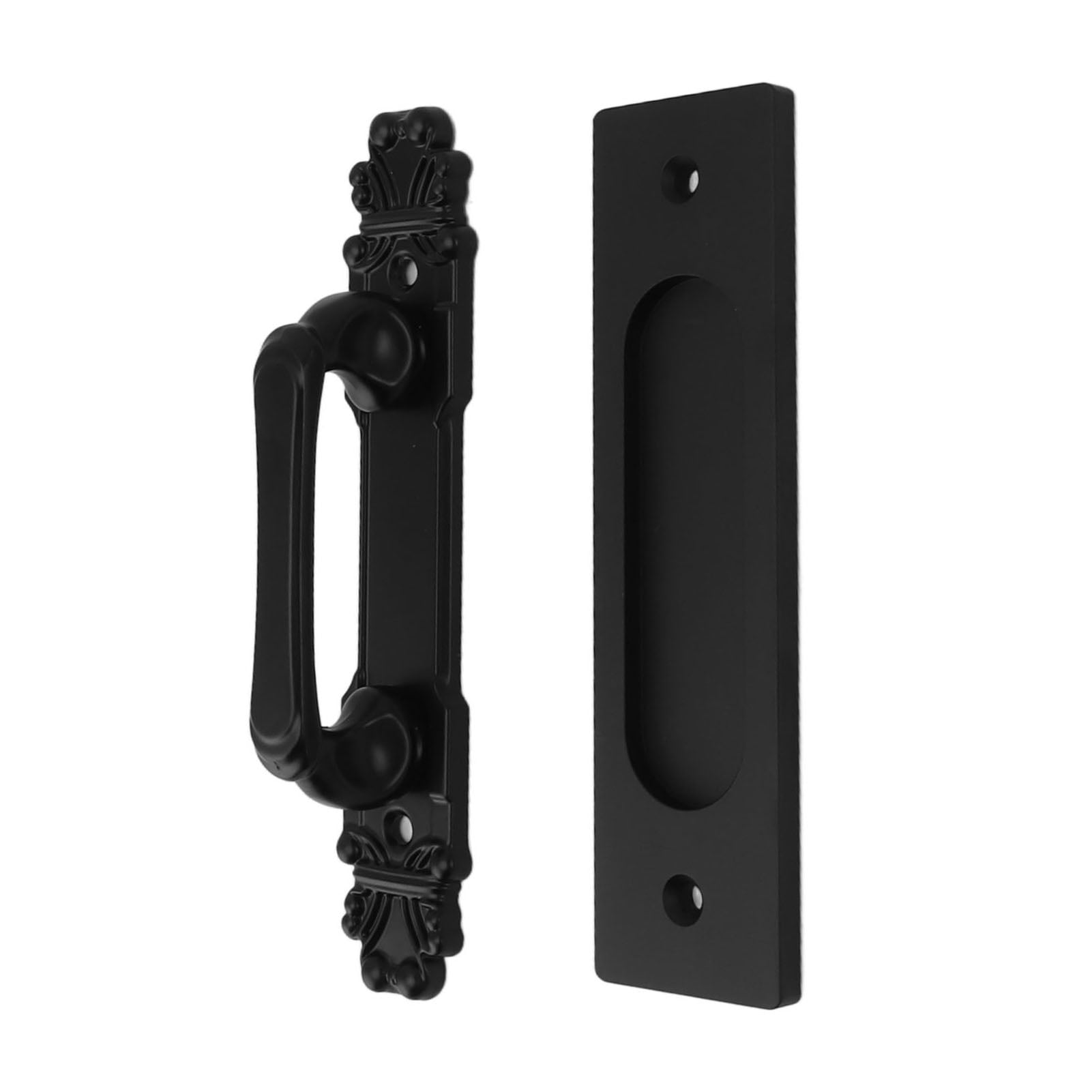 Aluminum Alloy Sliding Barn Door Handles and Pulls Set Double Sided