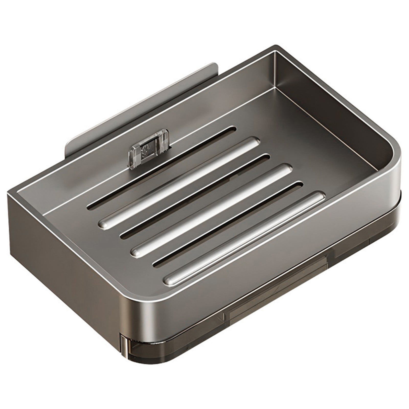 Aluminum Alloy Soap Holder Bathroom Soap Dish With Drain Water Wall ...