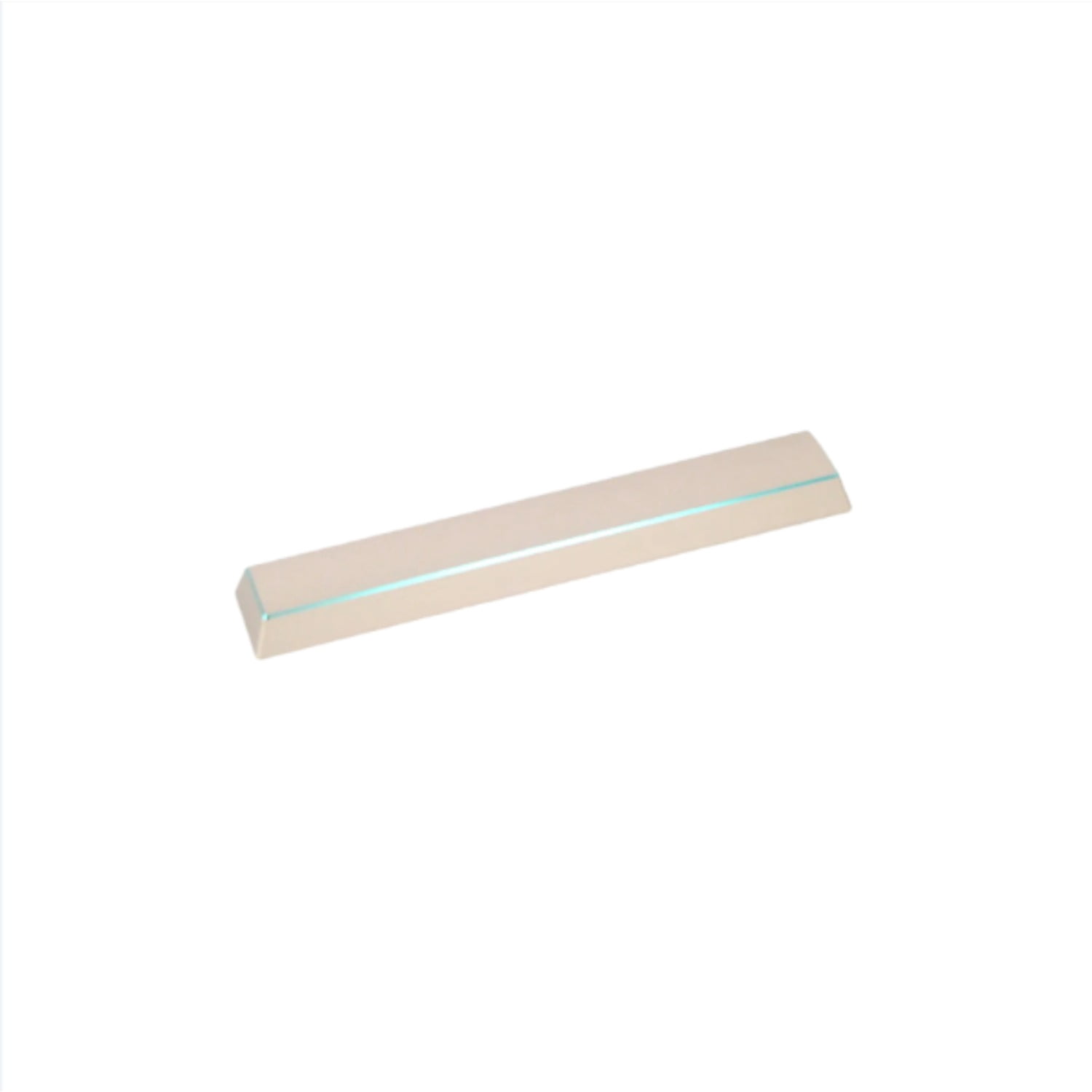 Aluminum Alloy Spacebar Keycap, 6.25u Polished Edge Split Space Key for Custom Mechanical Keyboard Keycap