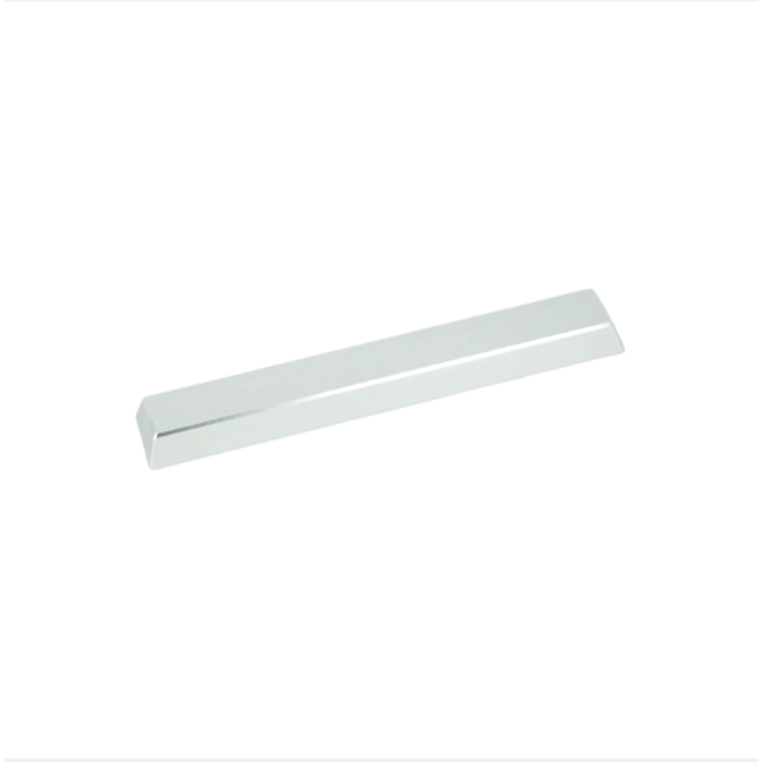 Aluminum Alloy Spacebar Keycap, 6.25u Polished Edge Split Space Key for Custom Mechanical Keyboard Keycap