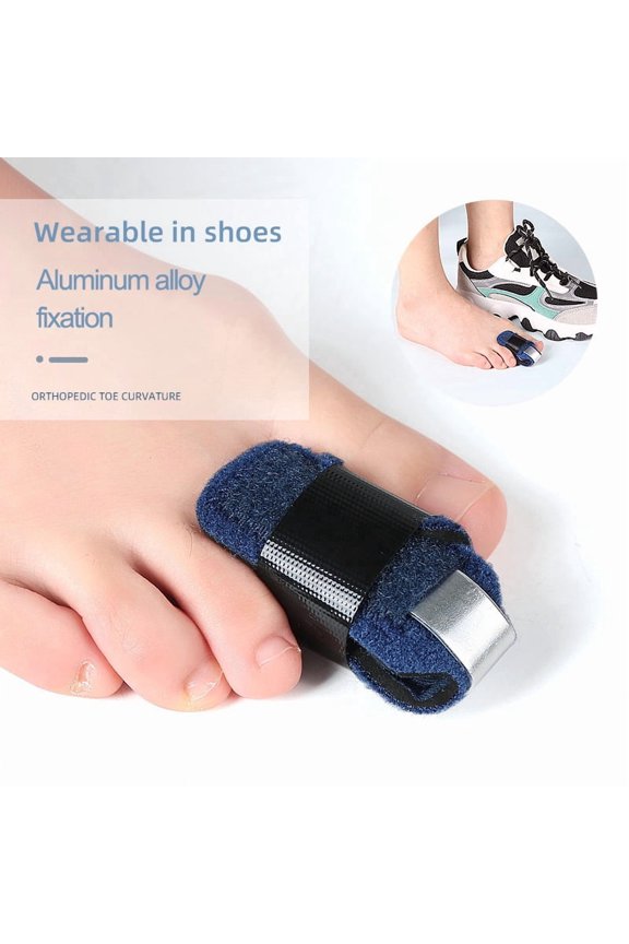 Aluminum Alloy Splint for Finger Toe Joint, Adjustable Fixation Support Brace, 1 PairOne Size Fits All