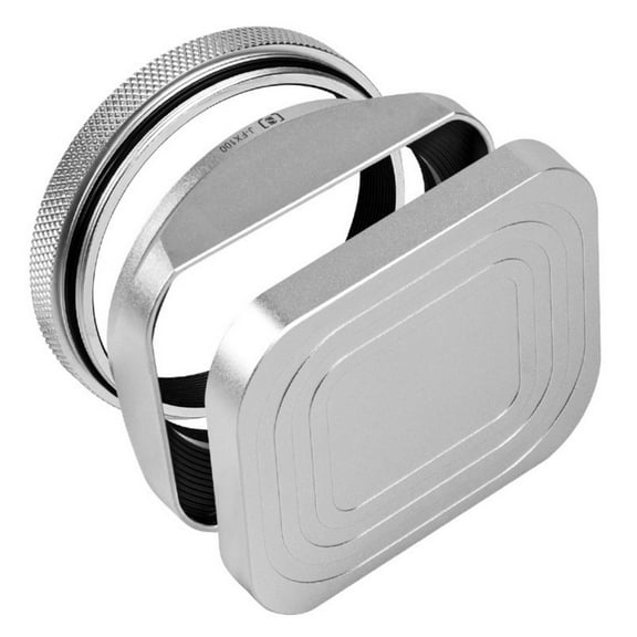 Aluminum Alloy Square Lens Hoods for X100V X100T/F X100VI Cameras Reduces and Ghostings Enhancing Photography Experience