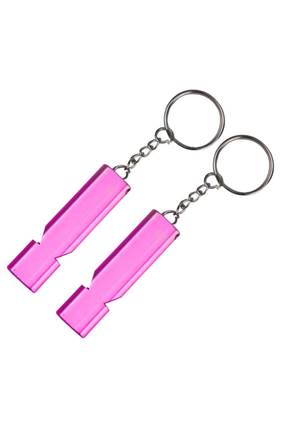 Aluminum Alloy Survival Whistle Survival Safety Whistle Keychains Whistle Hikings Camping Outdoor