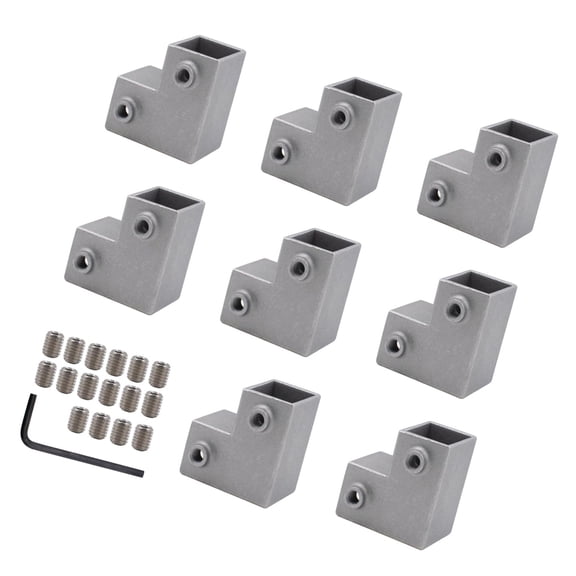 Aluminum Alloy T Joint Square Tube Connector Connection Fastener for Furniture Framing and Structural Support Enduring