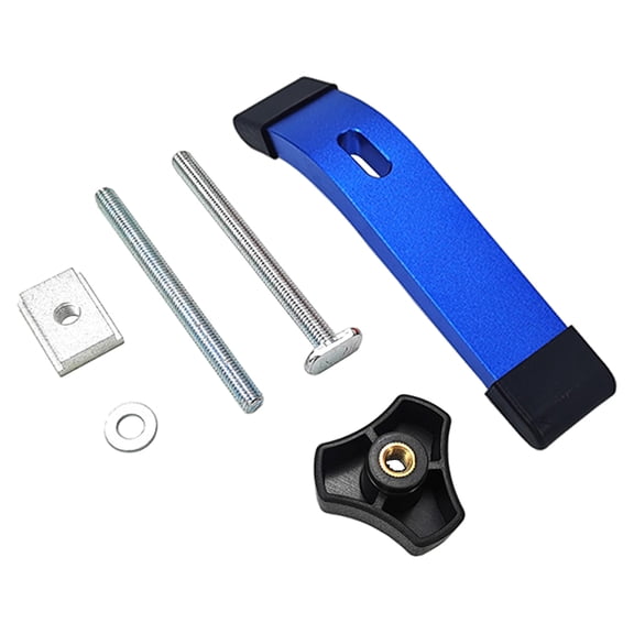 Aluminum Alloy T-tracks Hold Down Clamp T-type Slide Stopper Positioning Limiter