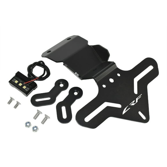 Aluminum Alloy Tail Tidy Integrated LED Light Motorcycle Plate Frame Stand for CRF250L CRF300L Enhancing Aesthetic