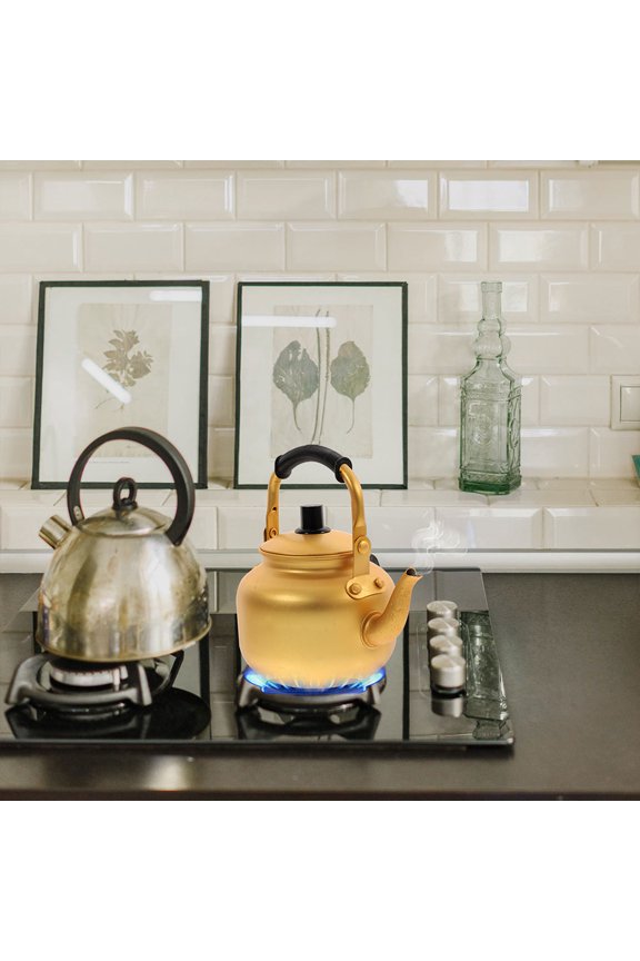 Lightweight Aluminum Alloy Tea Kettle for Stovetop Boiling, Small Hot Water Pot, and Easy to Use