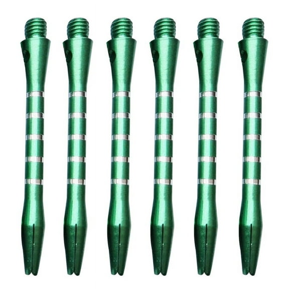 Aluminum Alloy Throwing Darts Set - 6pcs, Color Engraved, Ideal for Dart Games and Practice