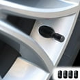 thumbnail image 1 of Aluminum Alloy Tire Valve Caps 4 Pcs Anti Rust Universal Fit For Cars Trucks SUVs, 1 of 7