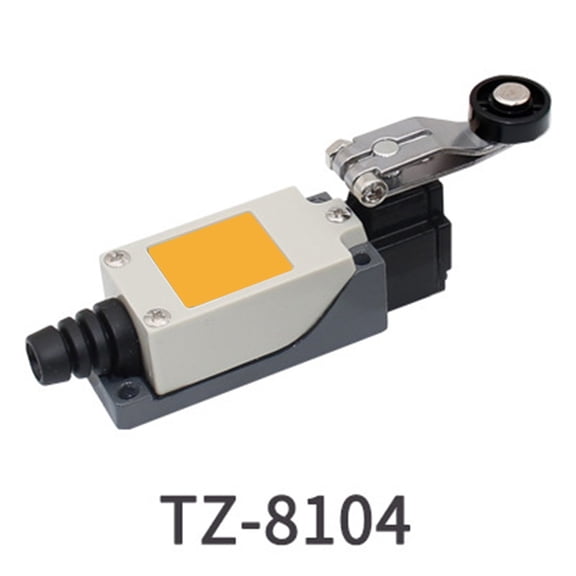 Aluminum Alloy Travel Limit Switch TZ-8108 TZ-8104 Small Upright Type 380V AC 220V DC Self-Resetting Industrial Control System Component For Automation(TZ-8104)