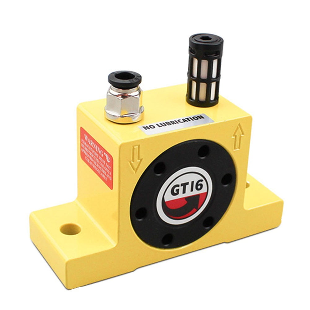 GT16 Pneumatic Turbine Vibrator - Industrial Air-Powered Vibrator For Hoppers, Silos, Food & Pharmaceutical Use
