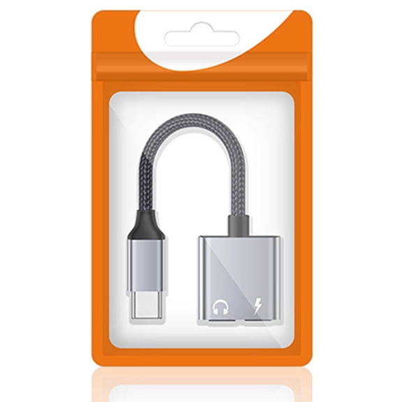 Aluminum Alloy USB C To 3.5mm Adapter Plug and Play Connectors Headphone Charging Cable For Mobile Devices