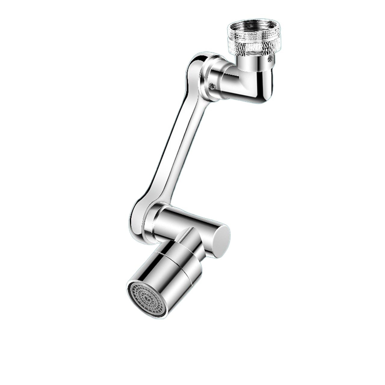 Aluminum Alloy Universal 1080° Swivel Robotic Arm Swivel Extension Faucet Aerator Tap Splash Filter Kitchen Washbasin Faucets ,Water Saving