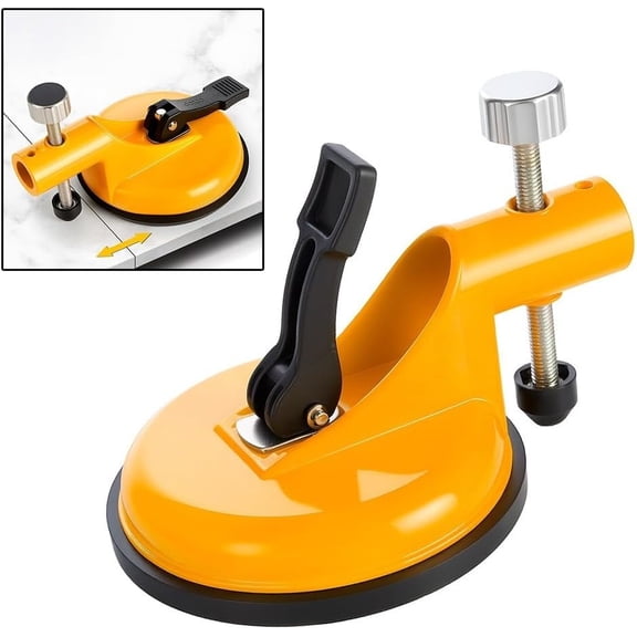 Aluminum Alloy Wall Tile Leveler with 118mm Suction Cup for Large Tile Marble Glass Wood Board Leveling, Adjuster Leveling Splicer for DIY Home Use