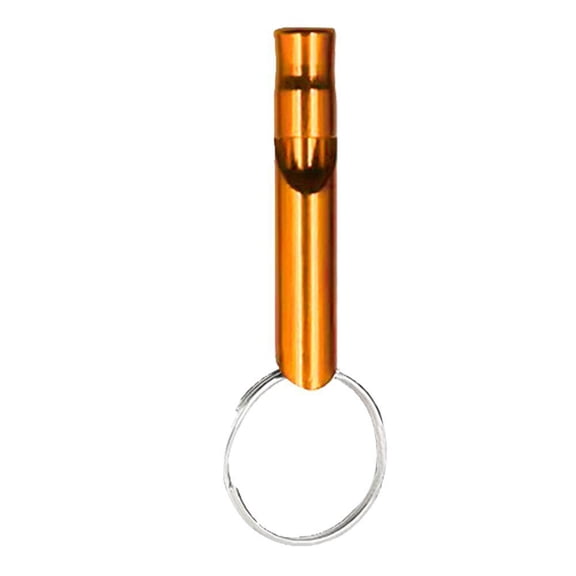 Aluminum Alloy Whistle with Dual-Frequency Function for Outdoor Enthusiasts in Emergency Situations