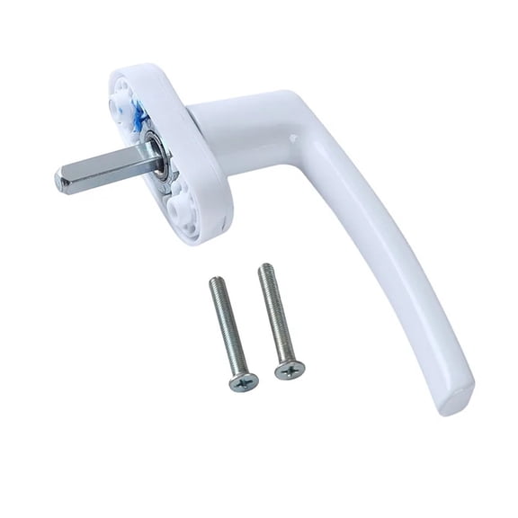 Aluminum Alloy Window Handles Universal Door Handle Key Locking For Double Glazing White Door With screws
