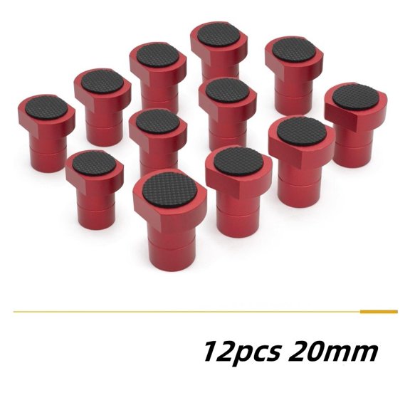 Aluminum Alloy Woodworking Table Stop Blocks 20mm (0.79in) Tenon Dogs for Standard Workbench Holes, Non-Slip Low-Profile Design for Secure Clamping During Milling, Cutting, and San