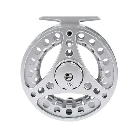 Aluminum Alloys Fly Fishing Reel, All Metal Fishing Reel Light Weight Fly Reel Tackle For Trout Fishing Size 3/4 5/6 7/8