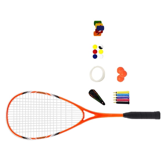 Aluminum Alloys Frame Squash Racquet Professional Beginner Squash Racket Ergonomic Grip Squash Training Paddles Enduring