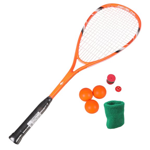 Aluminum Alloys Frame Squash Racquet Professional Beginner Squash Racket Ergonomic Grip Squash Training Paddles Enduring