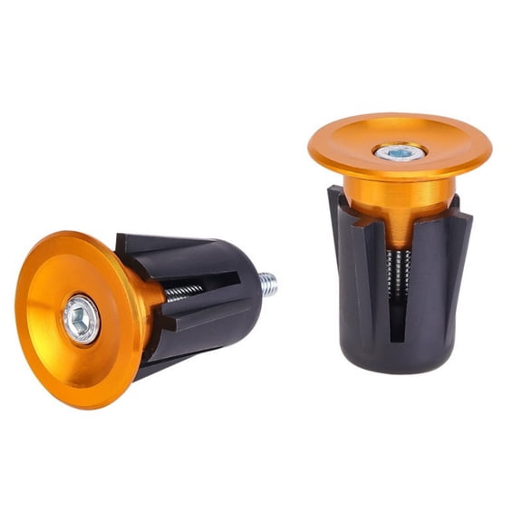 Aluminum Alloys Handlebar Bike Handlebar End Plugs Mountain Bicycles Handlebar End Caps Cycling Hand Grip End Plug