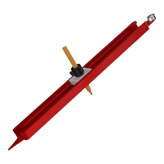 Aluminum Alloys Profiles Scribing Ruler with Pencils Precise Profiles Scribe Tool Adjustable Pencil Holder Woodworking Tool