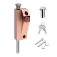 thumbnail image 1 of Aluminum Alloys Revolving Door Ground Lock Sliding Door Latches Wooden Door Spring Floor Lock Easy to Installation, 1 of 17