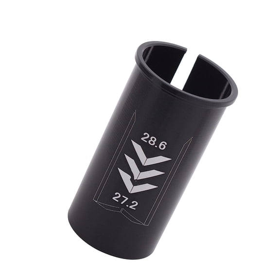 Aluminum Alloys Seatpost Shims Conversion Easyly Installation Stable Seat Post Reducing Sleeve for Multiple Tube Size