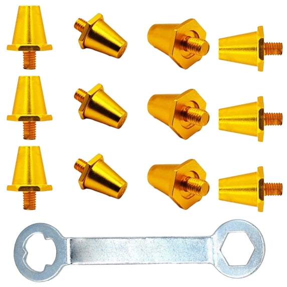 Aluminum Alloys Soccer Studs Pack Nonslip Replacement Football Shoe Spikes