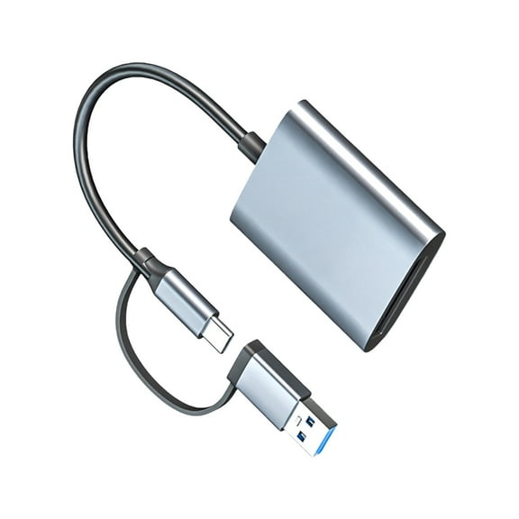 Aluminum Alloys XQD USB3.0 Card Reader With Two Slot Simultaneous Data Access For CF B Cards