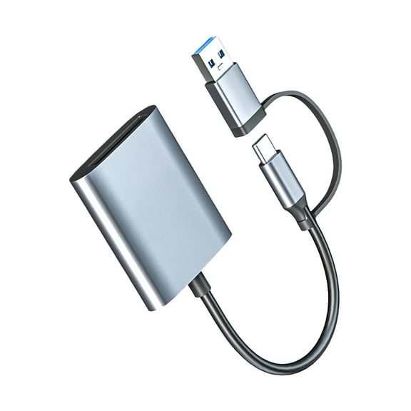 Aluminum Alloys XQDs USB3.0 Card Reader With Two Slot Simultaneous Data Access For CFeB Cards