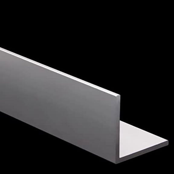 Aluminum Angle 50mm x 50mm x 1300mm Long 4mm Thick 2Pcs, 2 Pack 2" x 2" x 51.18" Length 4/25 Thickness 90 Degree Extruded Al Angle Equal Leg