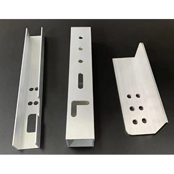 Aluminum Angle 50mm x 50mm x 1360mm Long 4mm Thick 2Pcs, 2 Pack 2" x 2" x 53.54" Length 4/25 Thickness 90 Degree Extruded Al Angle Equal Leg