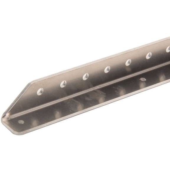 Aluminum Angle Race Car Body Bracing, 90 Deg., Drilled, 66 Inch
